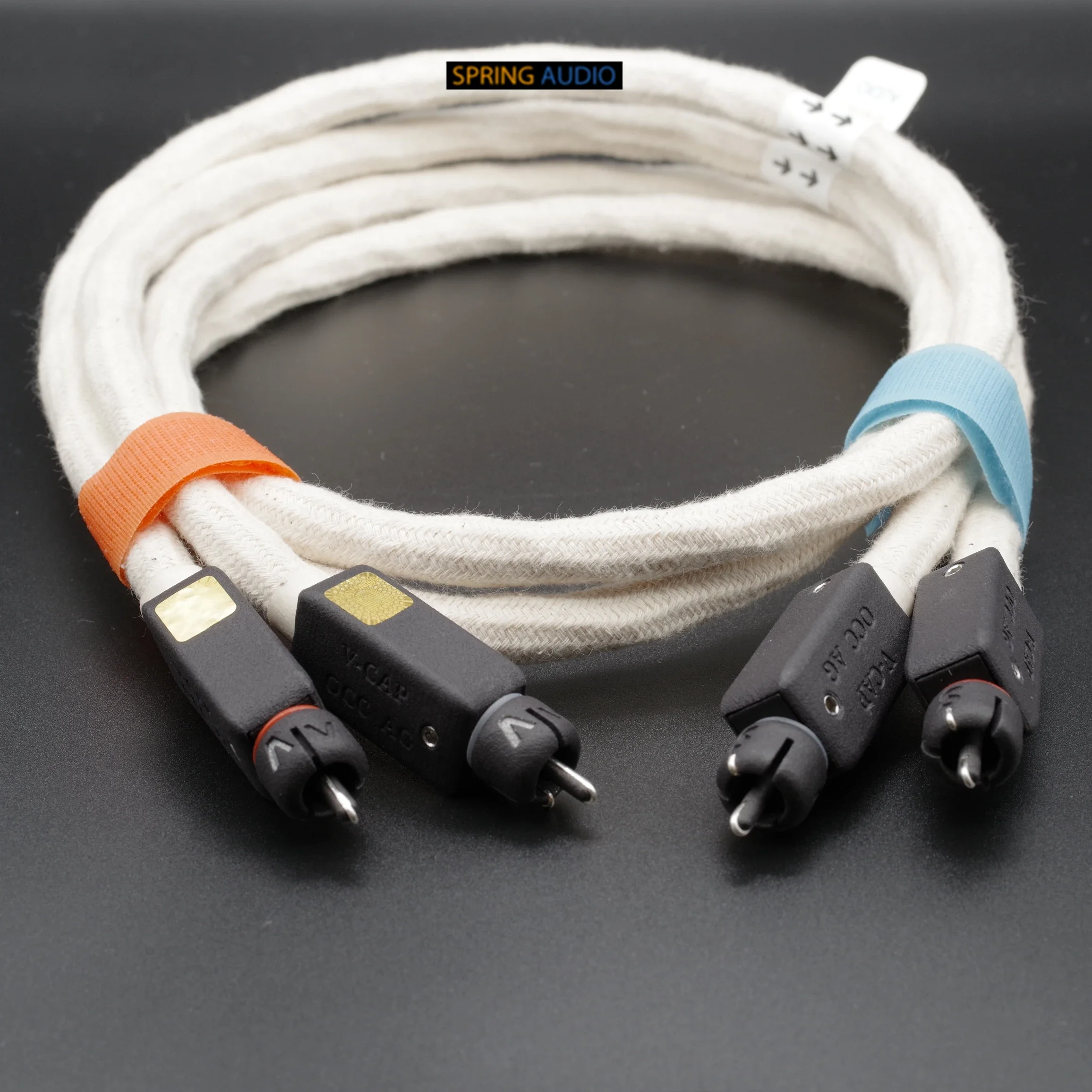 

1-метровый серебряный сигнальный кабель RCA с одним кристаллом, толстая и сбалансированная звуковая система благородного газа