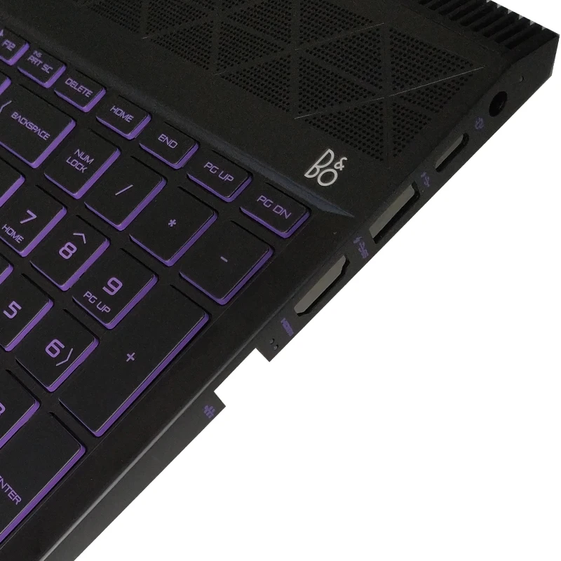 NEW For HP Pavilion 15-CX 15-cx0071nr TPN-C133 Laptop US/Spanish Keyboard Palmrest Upper Case backlight - view 5