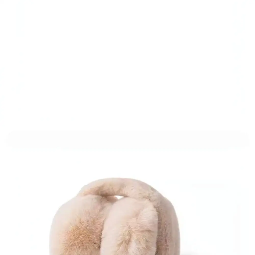 Warm Winter Earmuffs Foldable Plush Ear Covers Soft Fuzzy Ear Warmers Cold Protection For Unisex Outdoor Activities