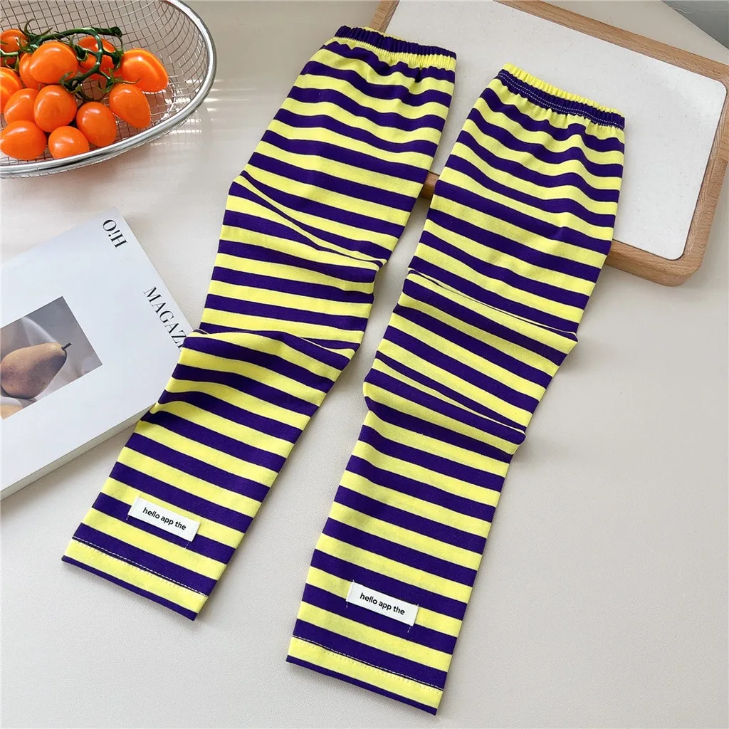 Summer Outdoor Cycling Women's Loose Version Color Block Striped Sun Protection Sleeve Covers Fingerless Arm Protectors view 5