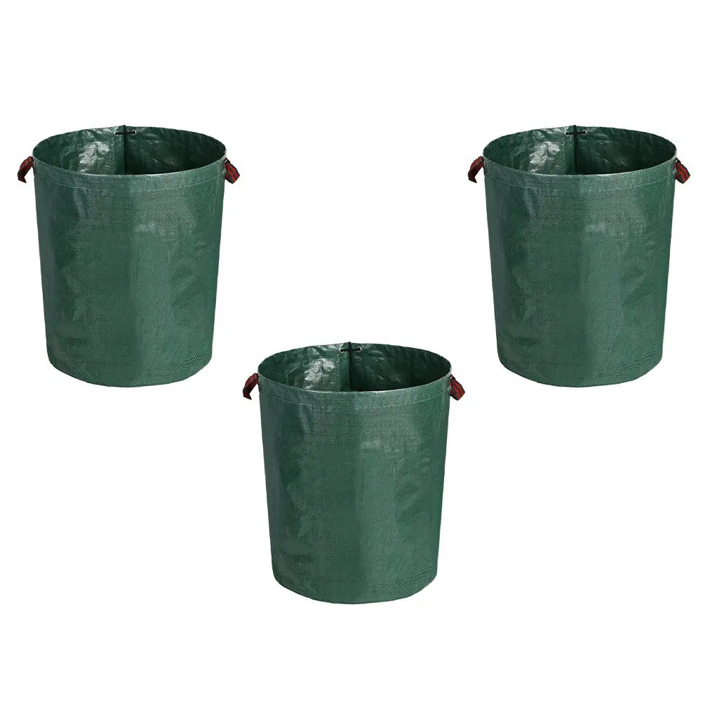 3pcs-heavy-duty-garden-trash-storage-bags-foldable-leaves-bag-for-grass-clippings-wet-soil-dead-plants-straw-rubbish-holder