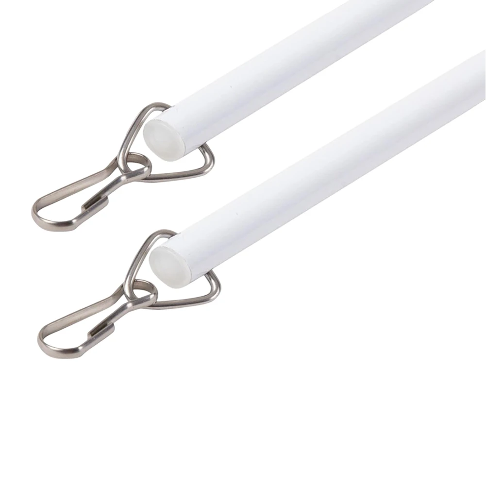 2PCS 43CM Invisible Curtain Pull Rod With Metal Hook For Venetian Blinds Shutter Opener Open Close Tool Home Window Accesso