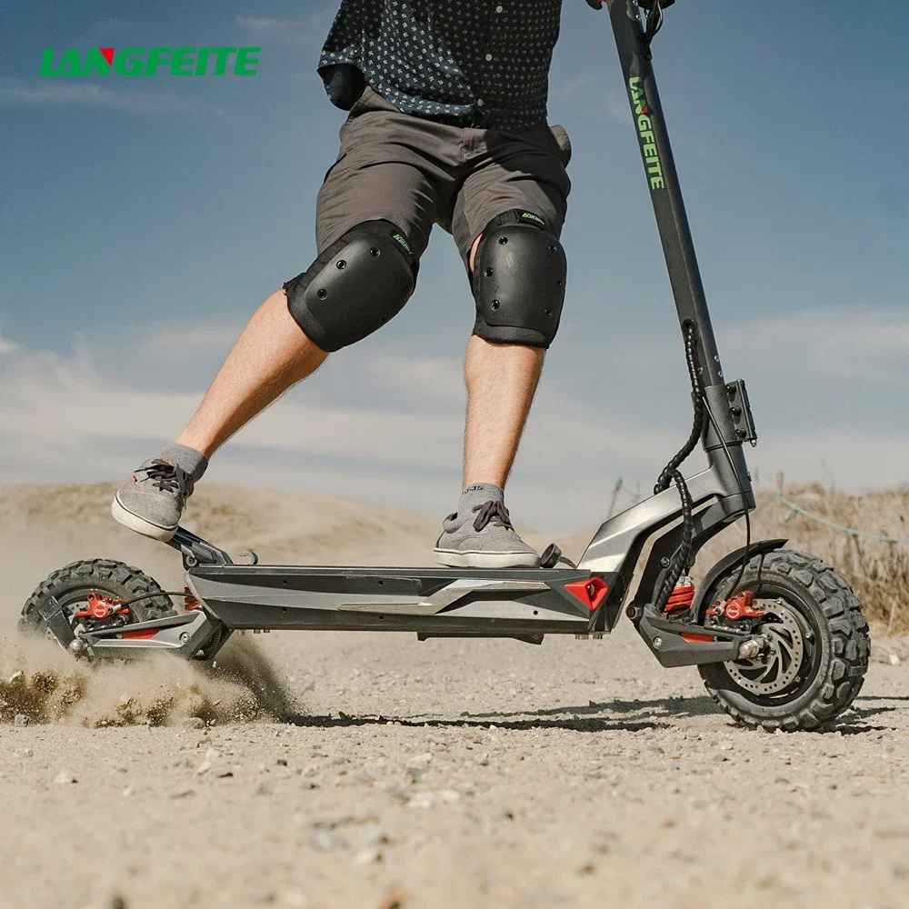 Patinete eléctrico todoterreno C1 de dos ruedas, Scooter con suspensión, motores duales, w 2023, batería extraíble de 11 pulgadas, novedad de 2400