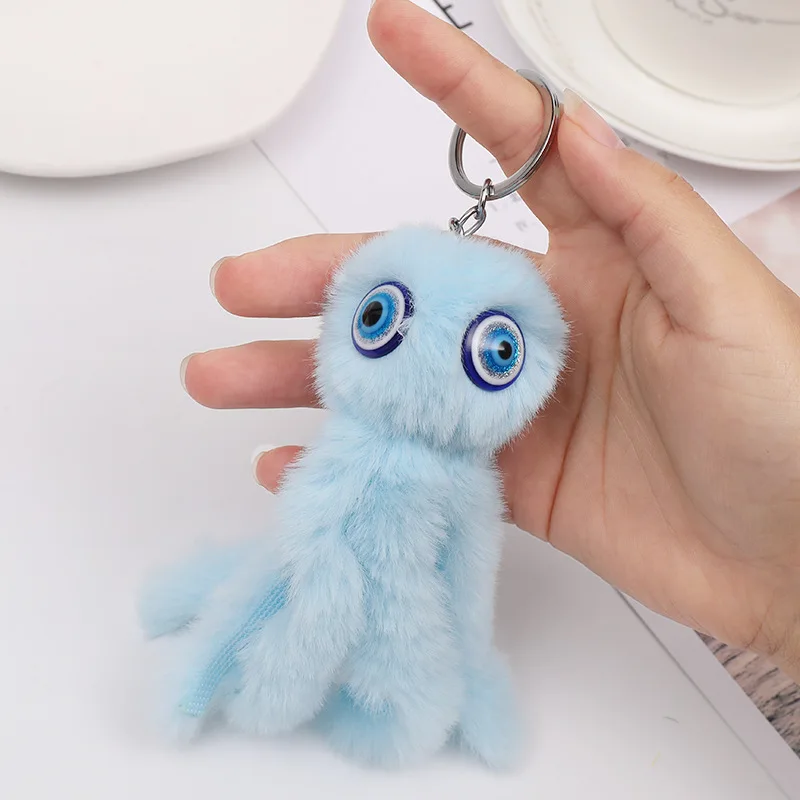 200pcs/lot Party Favors Cute Plush Octopus Pendant Keychain Baby Shower Supplies Birthday Gift Souvenir For Girls Bag Decoration