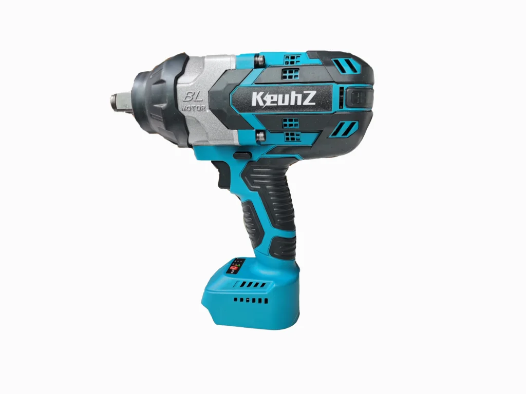 Keuhz Brushless Electric Impact Wrench 2000N.M 3/4 inch Socket Power Tools 588Vf Li Battery +LED Adapt to Makita 18V Battery