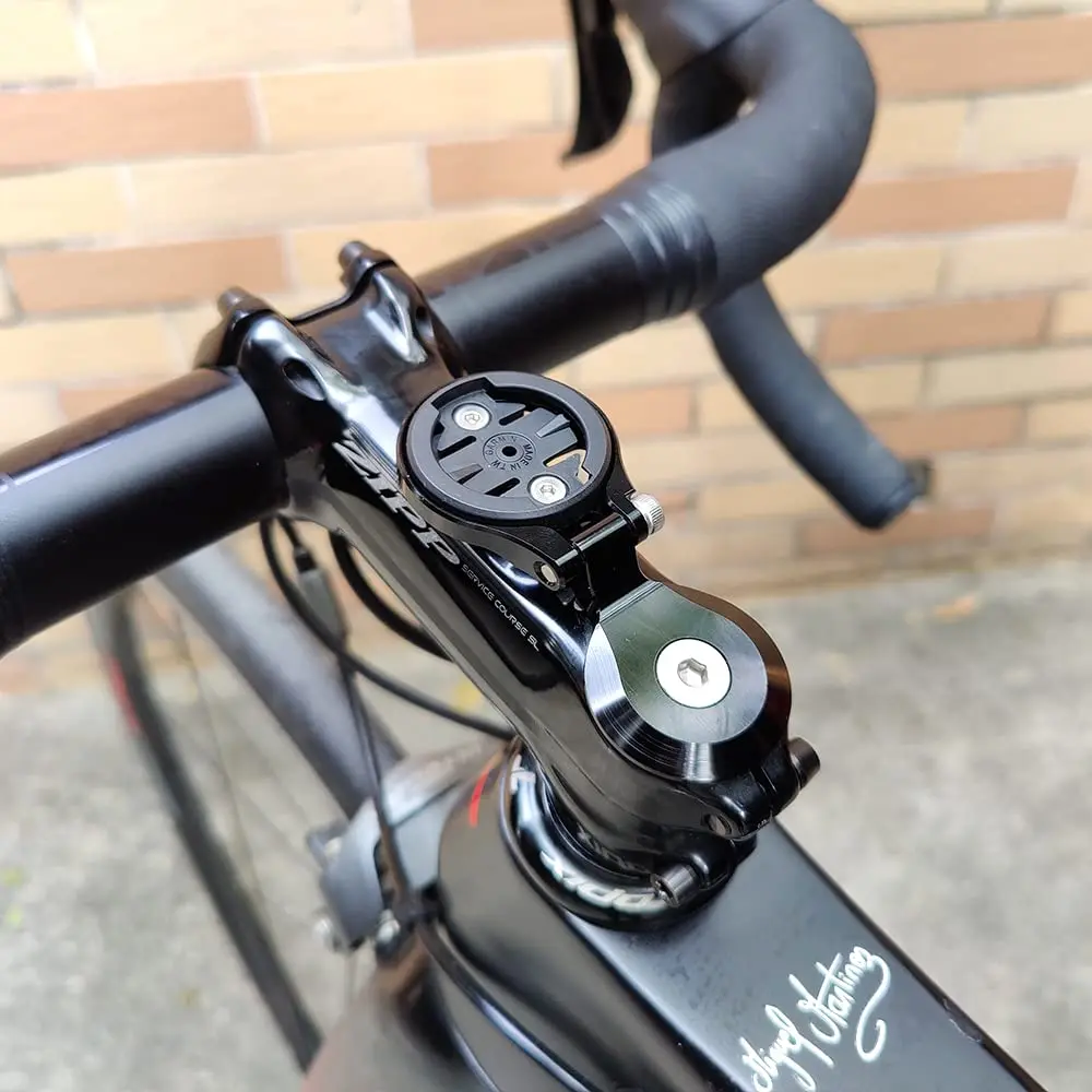 DOMEN Fahrradcomputer-Halterung, Fahrrad-Stoppuhr-Halterung, verstellbare Lenkervorbau-Computerhalterung für Garmin Fahrradzubehör – Detail 6