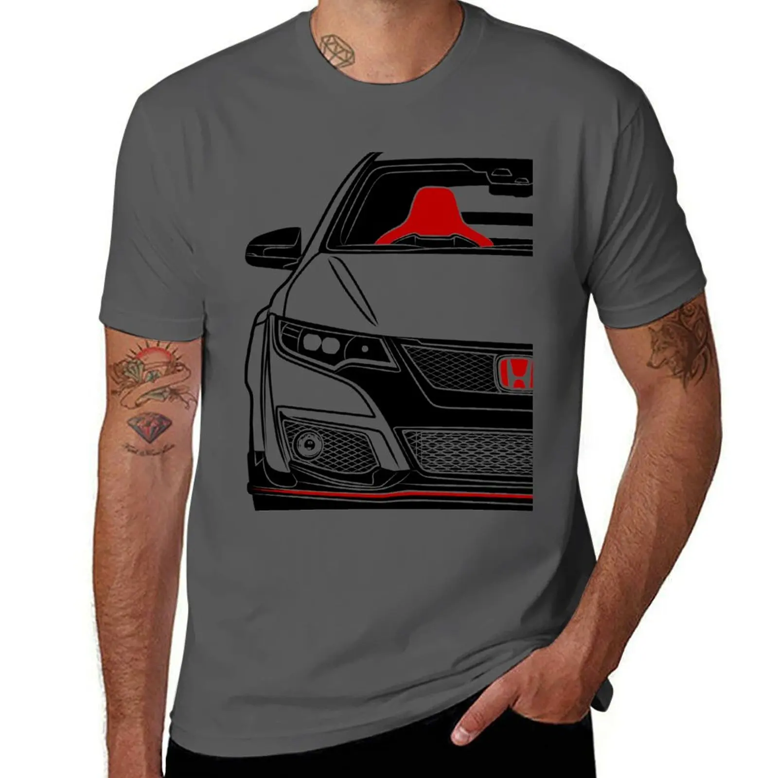 

Civic Type R FK2 Best Shirt Design T-Shirt vintage anime shirt graphic shirts anime Men's clothing