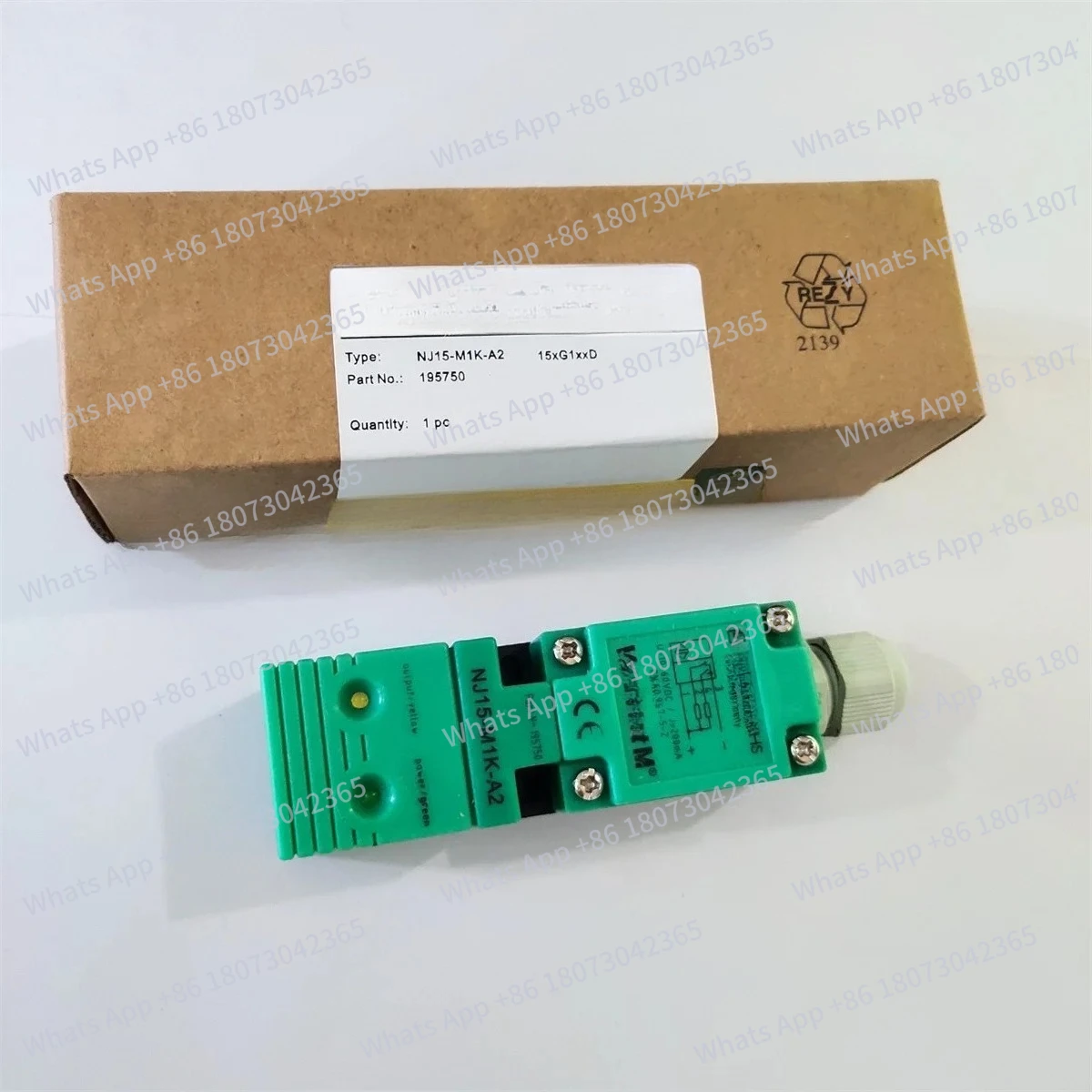 

NJ15-M1K-A2 PNP NO NC P+F Proximity Switch Sensor New High-Quality