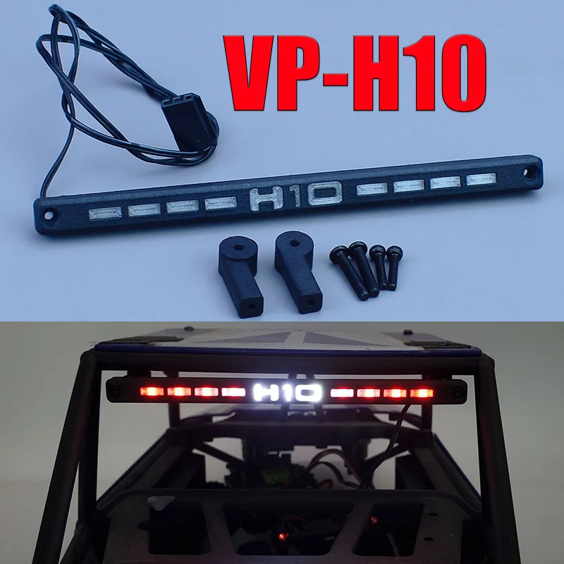 

For 1:10th Scale VP H10 OPTIC Vanquish Products LED Simulation Cage Light Frame Dome Lamp RC Truck Car DIY