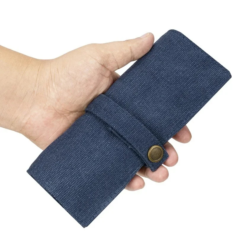 المحمولة قماش مقاوم للماء ساعة لفة حقيبة 5 فتحة أساور التعبئة حزام ساعة اليد حقيبة التخزين ساعة لفة حافظة قلادة التخزين ،/p[