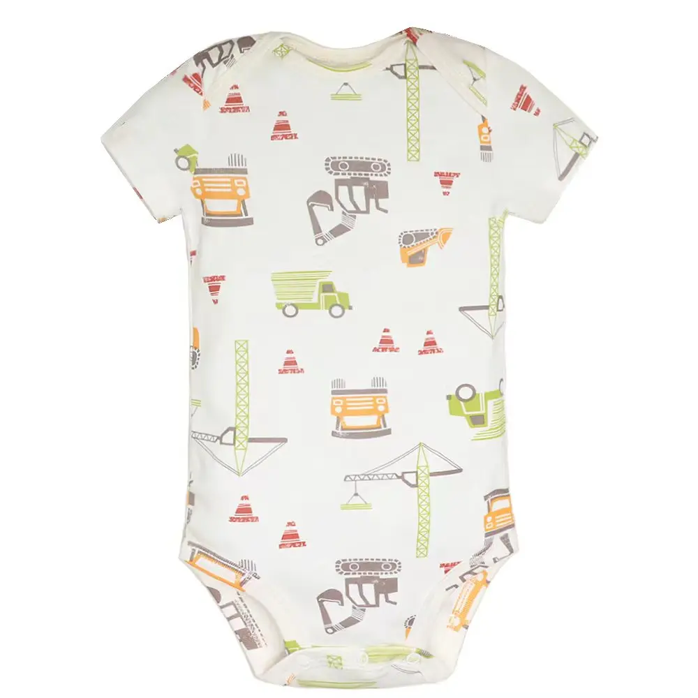 Summer Baby Bodysuits Boy Clothes Car Printed Cotton Short Sleeves Newborn Girl Clothing Jumpsuit Infant Outfits 6-24 Months