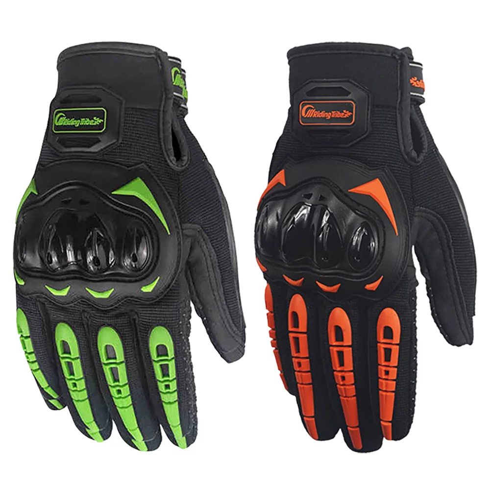 

Мотоциклетные защитные перчатки с полным покрытием пальцев, дышащие, противоскользящие, для езды на мотоцикле, сенсорные, размеры M-2XL