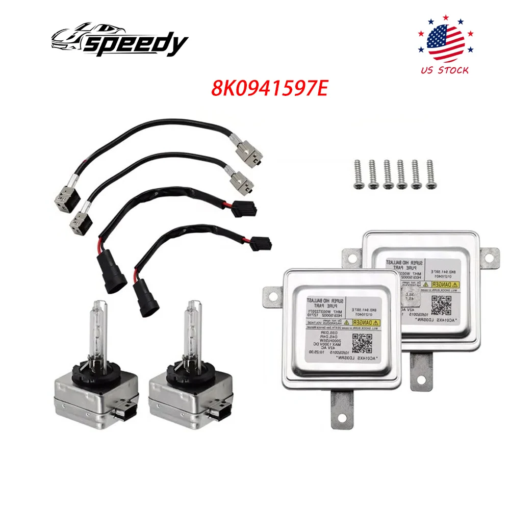 

For 2011-2015 Volkswagen Touareg 2010-2014 Audi A8 S8 A8L 2pcs HID Xenon Ballast & Bulb D3S Headlight Control Unit Module