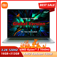 Xiaomi Redmi Book Pro 15 Laptop 2023 Ryzen R5 7640HS CPU 16GB+512GB AMD Radeon 760M 3.2K 120Hz Screen 15.6\