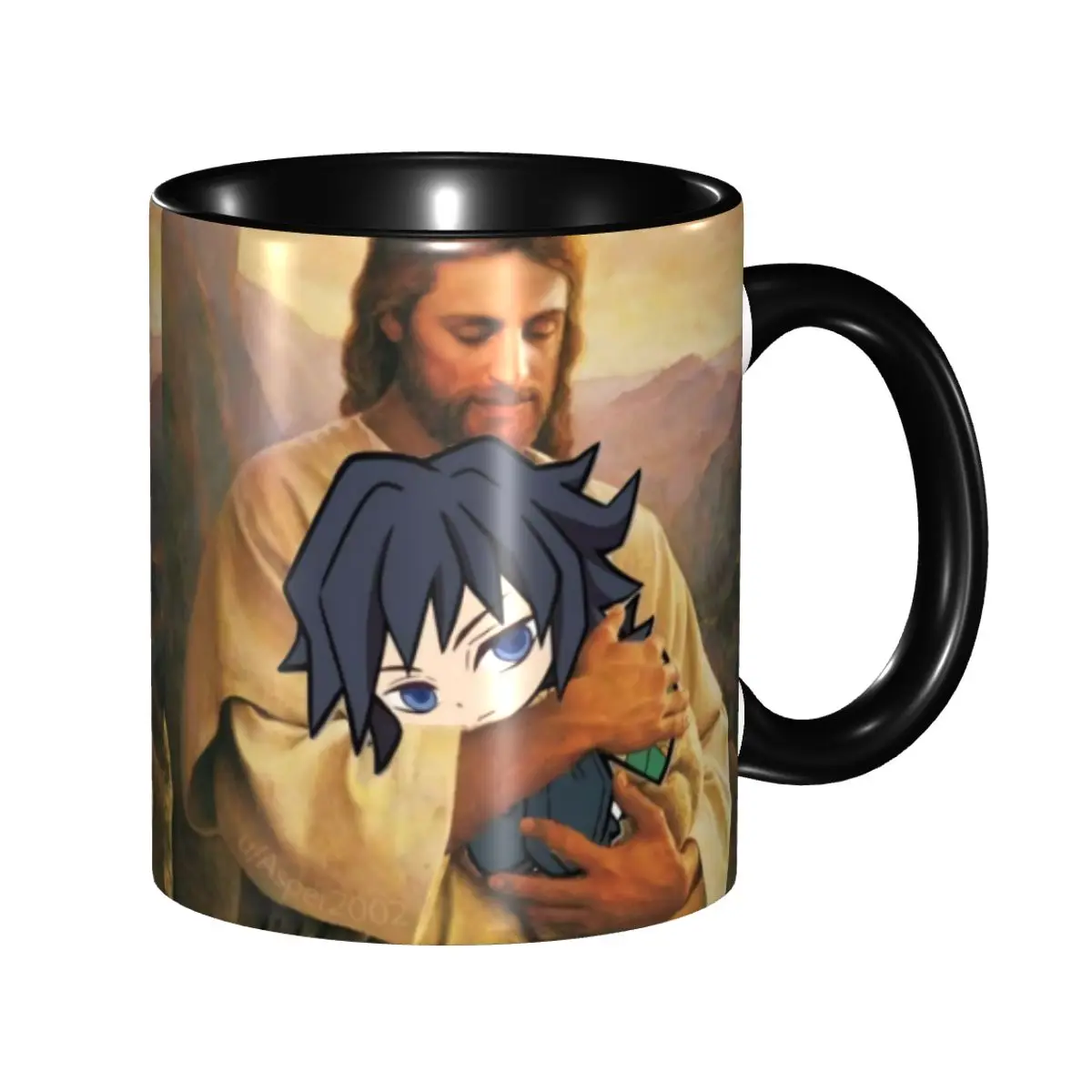 

JOJO's Unique Adventures Of Polnareff Jesus Coffee Mug DIY Customized Memes Ceramic Mug Creative Present
