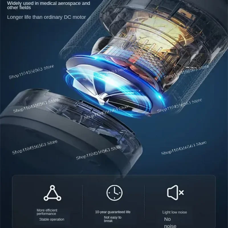 Ventilador sem lâmina de função dupla: ventilador silencioso de aquecimento e resfriamento, aquecedor vertical e refrigerador para casa, com eficiência energética