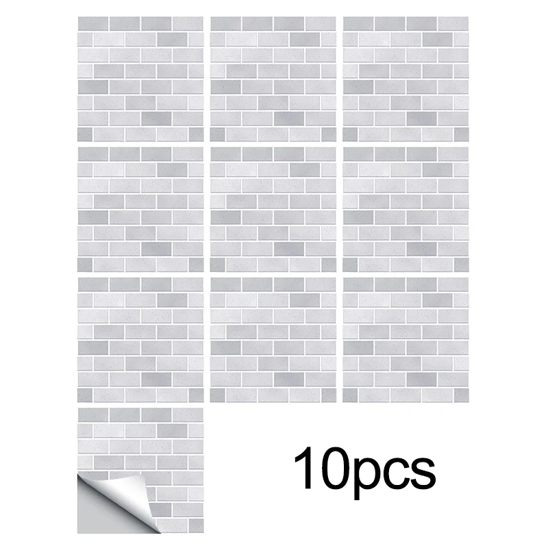 

10PCS Home Living Room Kitchen Bathroom Wall Decoration Wall Stickers 30cm*30cm Home Decor Home Decoration Stickers