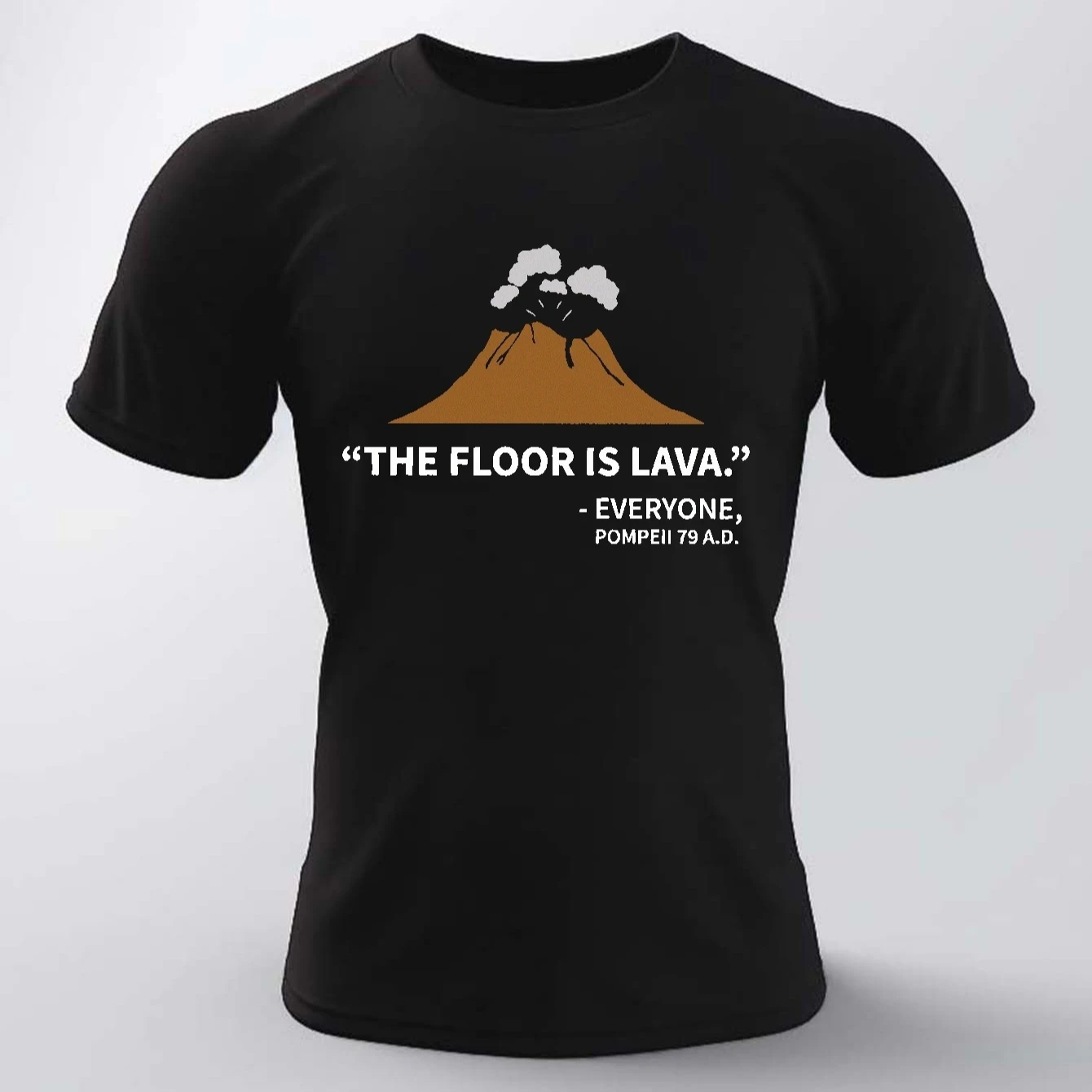 

The Floor Is Lava T-Shirt 100% Cotton O-Neck Short Sleeve Summer Casual Mens T-shirt Streetwear