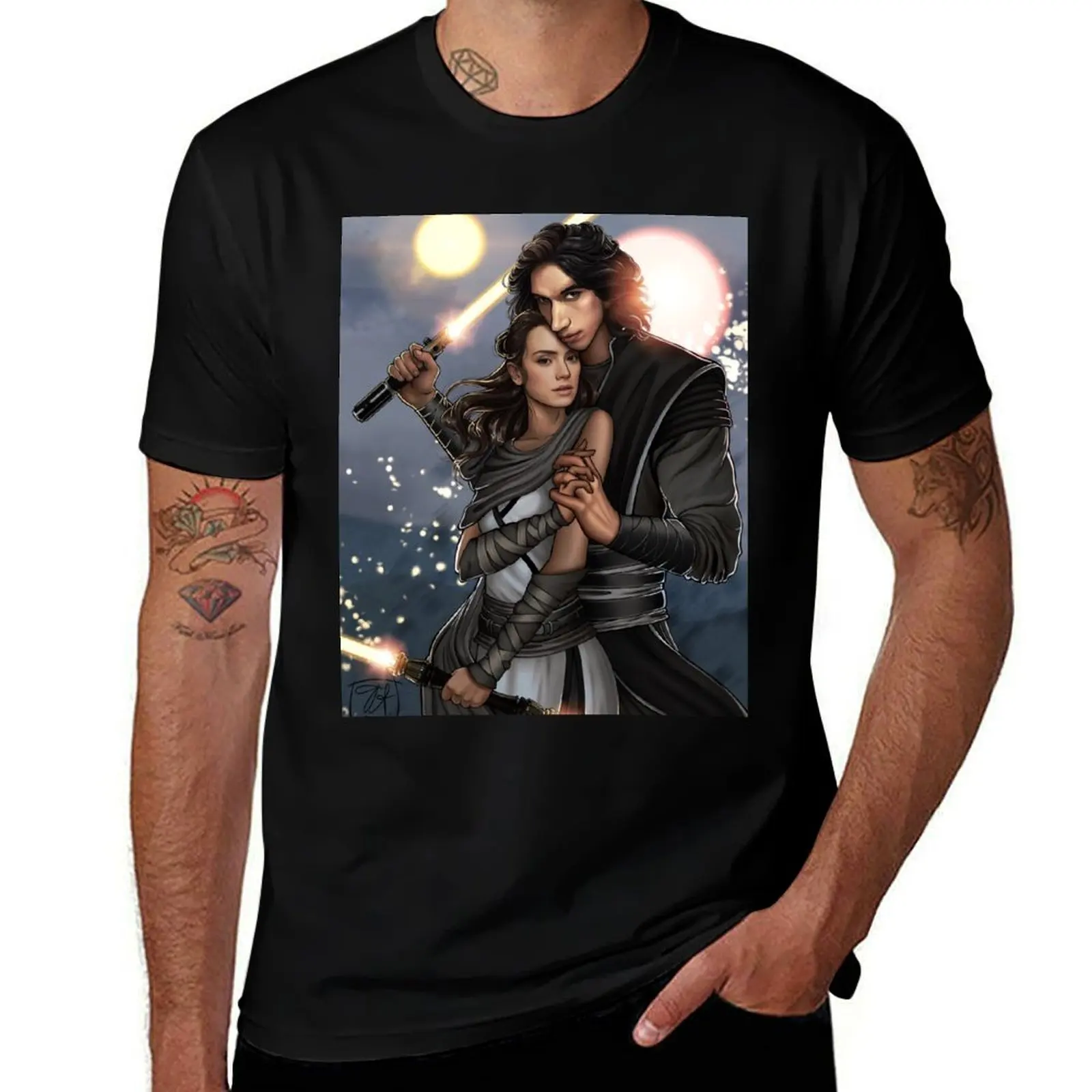 Reylo - Balance T-Shirt Lightweight Basic Short Sleeve Shirt T-Shirt