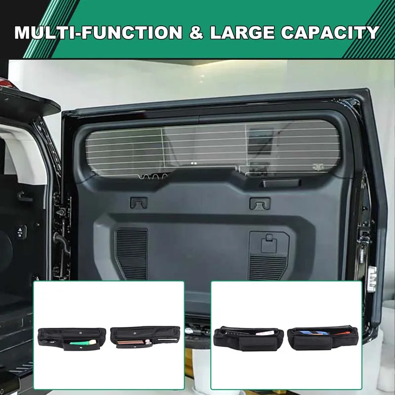 

For Great Wall Tank 400 car rear tailgate window storage bag suitcase tool storage bag car interior accessories 2pcs