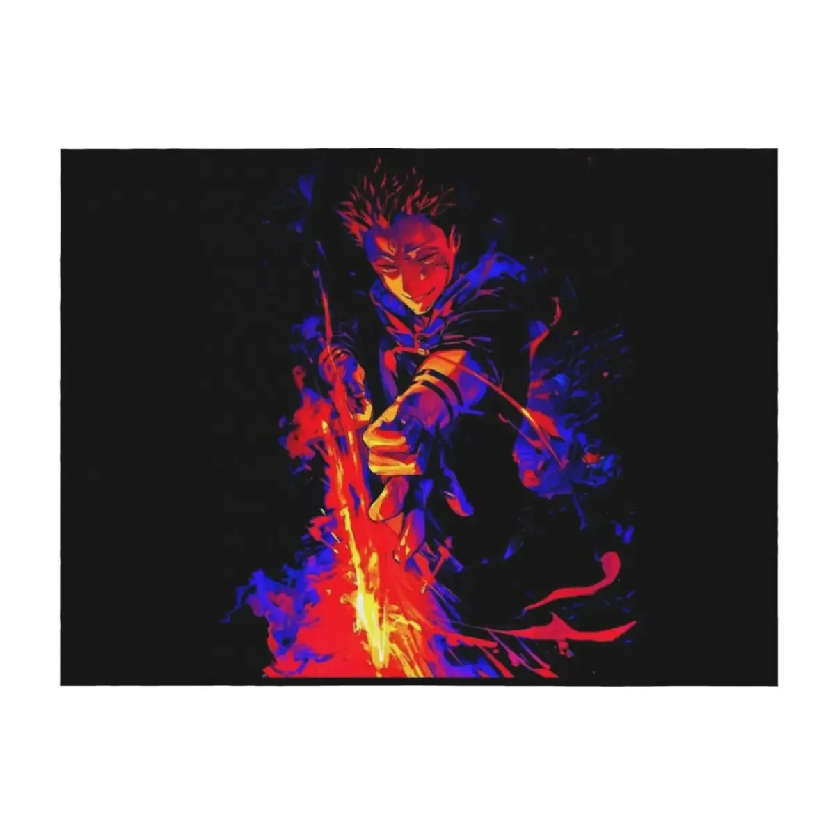 

Ryomen Sukuna Throw Blanket Decorative Beds bed plaid Heavy decorative Blankets