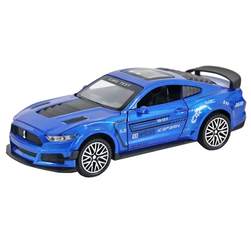 1:32 فورد موستانج شيلبي GT500 نموذج سيارة سبيكة يموت يلقي عالية محاكاة السوبر التراجع طفل سيارات لعبة للأطفال #5