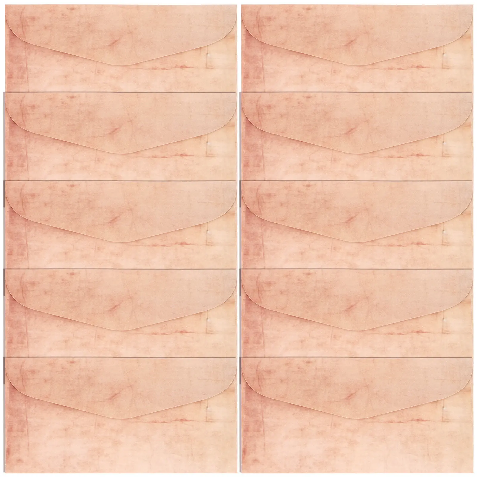 

10Pcs Vintage Envelope Set Simple Small Paper Greeting Invitation Letter Holder Card Holder Stationery Envelope for Festival