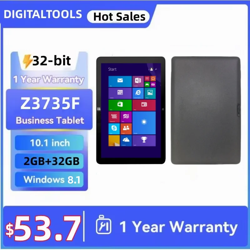 32-Bit Hot Sales 10,1 Zoll Windows 8,1 Quad-Core-Tablet 2GB RAM 32GB ROM WLAN HDMI-Port 5000mAh Batterie x IP