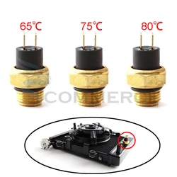 M16 Electric Radiator Coolant Fan Water Temperature Thermostat Switch Temp Sensor 65/75/80℃ For ATV Quad Motorcycle Accessories