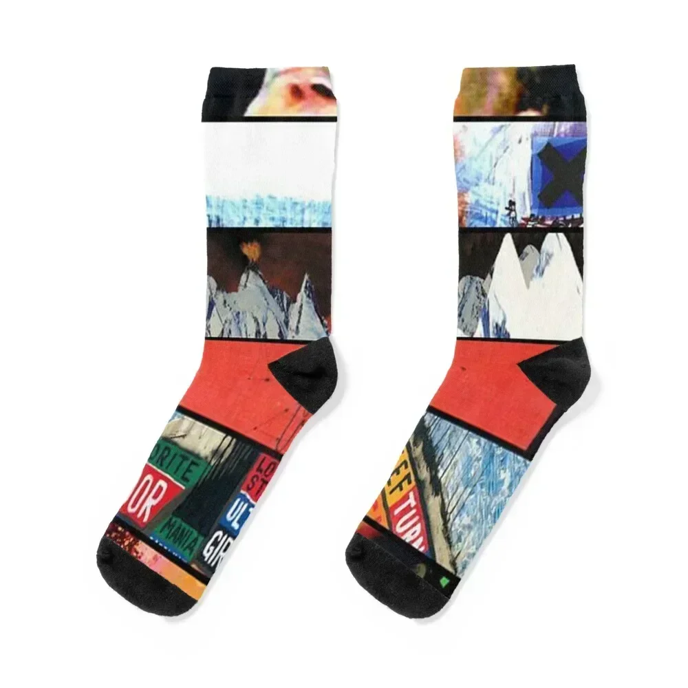 radio head r?di? Socks Stockings halloween men cotton high quality valentine gift ideas Designer Man Socks Women's