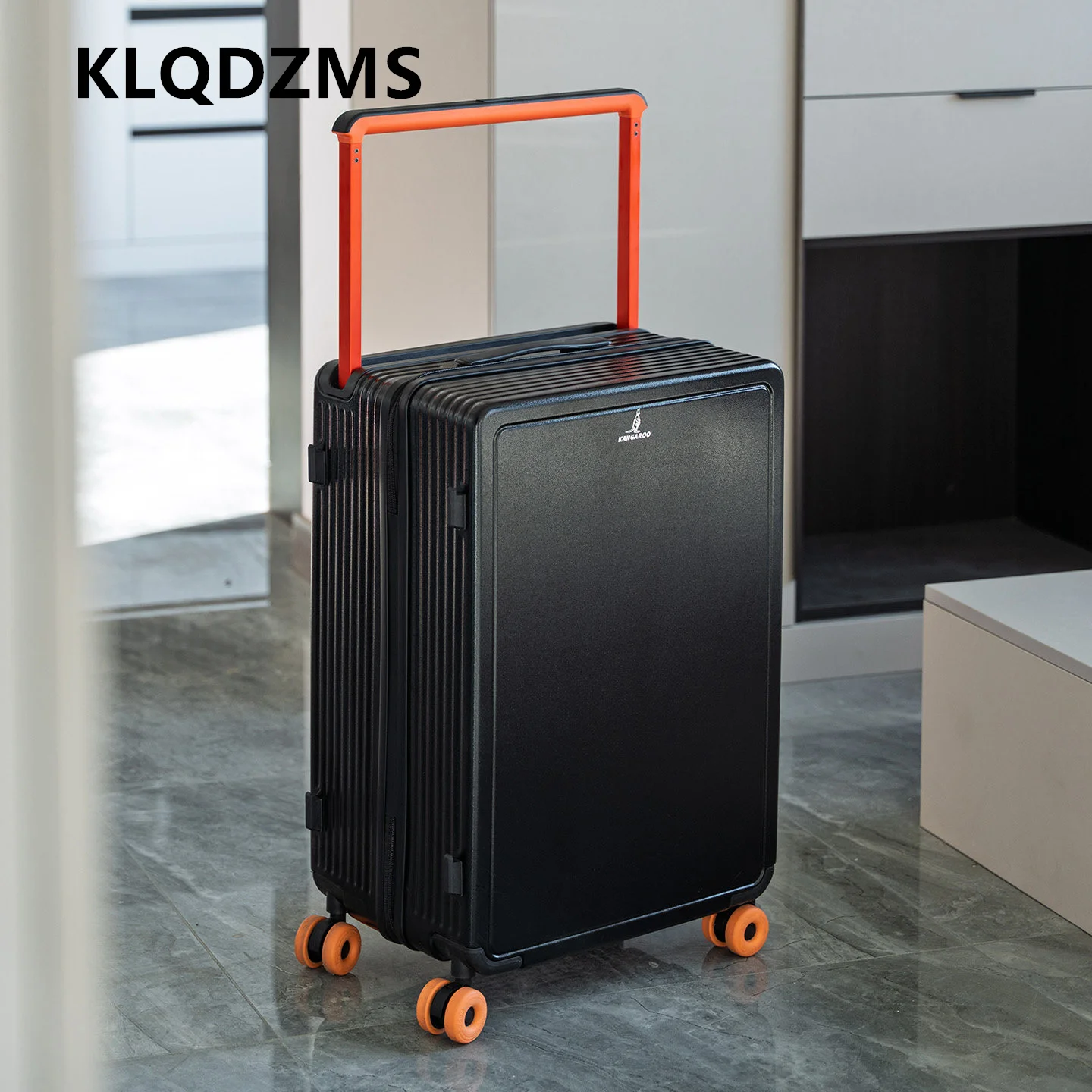 KLQDZMS Koffer für Damen, Reißverschluss-Boardingbox, Herren-Trolley-Koffer mit Aluminiumrahmen, 20, 24, 26, 28 Zoll, großes Fassungsvermögen, Reisegepäck