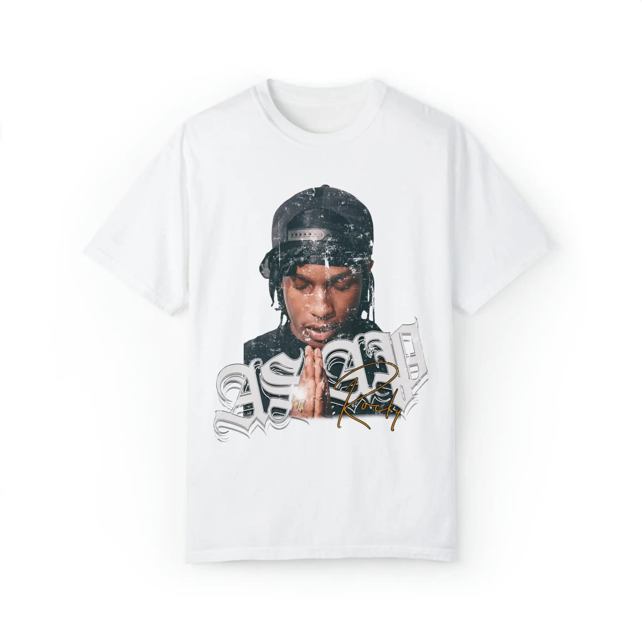 Asap Rocky Bootleg T-shirt, 90s Style Rap Tee Original Gangster Streetwear Gift for Music Fans