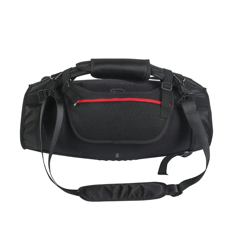 Storage Bag for Boombox 3 Speaker Nylon Travel Carrying Case Portable Protective with Shoulder Strap