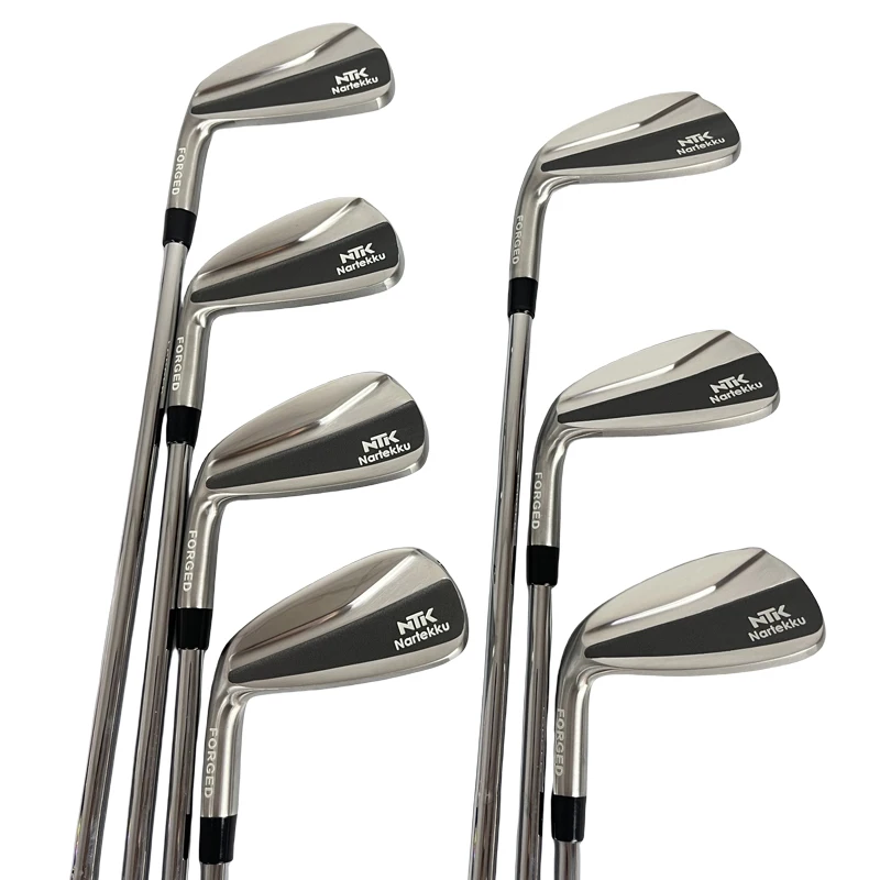 Nartekku Hot Sale Left-handed Golf Iron Set(4/5/6/7/8/9/P) with R/S Flex Stainless Steel Shaft Golf Irons 7PCS Set for Men Women