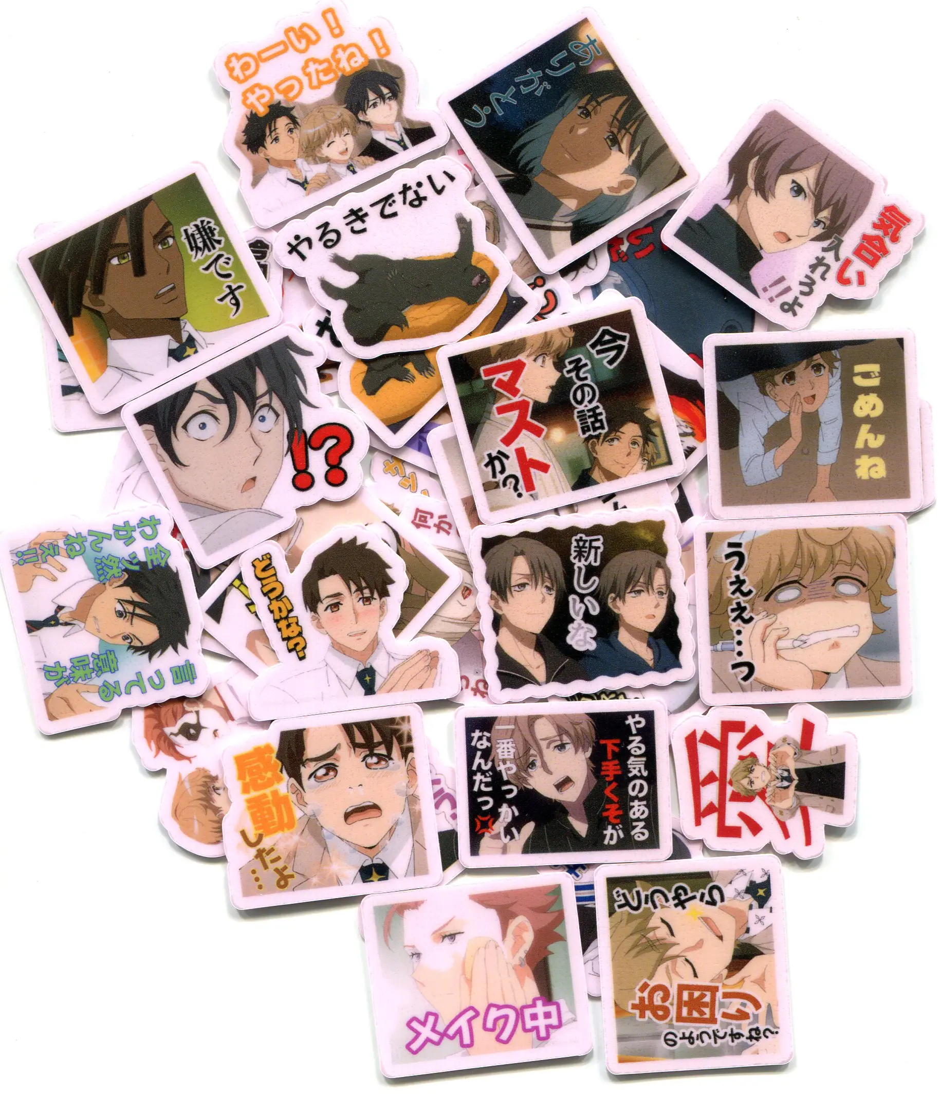 40PCS BOYS SING 3CM WATERPROOF STICKER