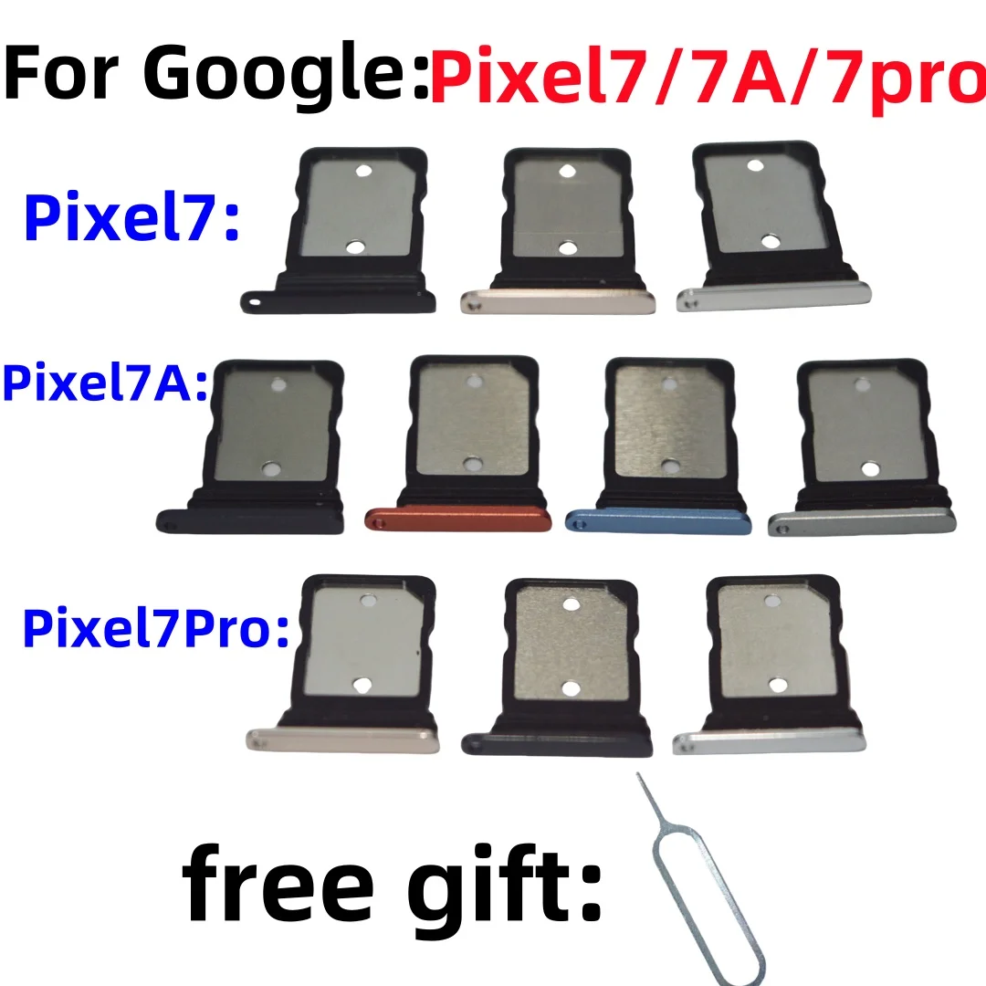 Pixel7/7A SIM 카드 어댑터 트레이 칩 슬롯 서랍 홀더 Google Pixel7 Pixel7A Pixel7Pro SIM 카드 트레이 슬롯 카드 트레이 홀더