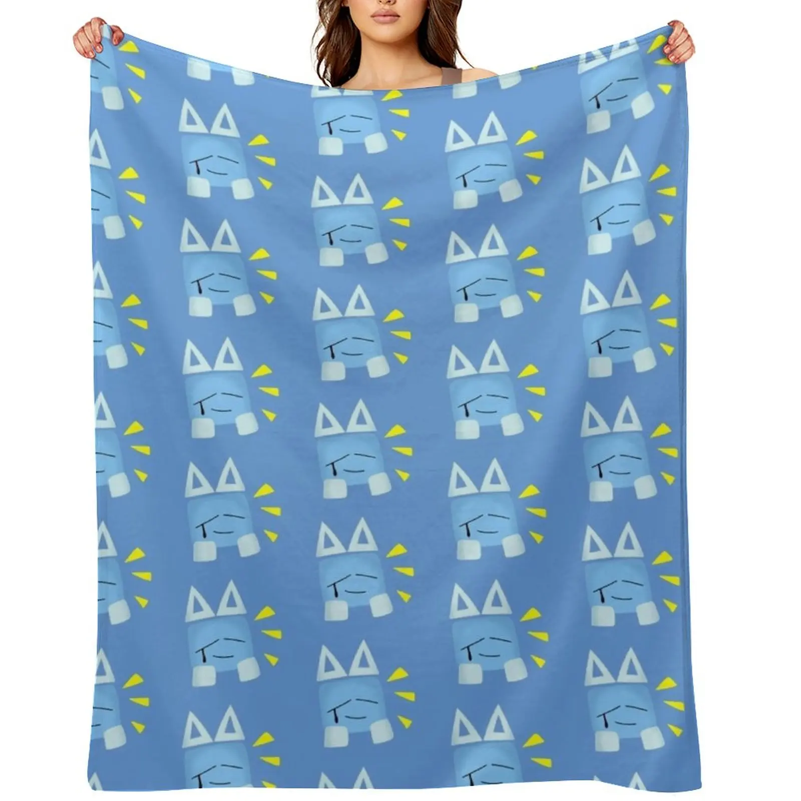 

Sad Cube Throw Blanket Large for babies Hair warm for winter Blankets