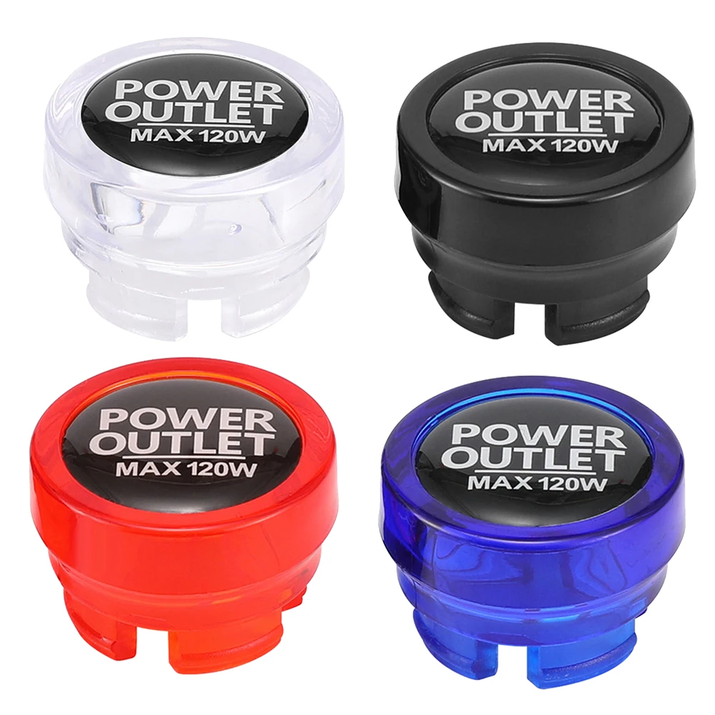 Vehicle Power Outlet Protective Cover Button Cap Car Socket Anti Dust and Miscontact Accessory Suitable for Fit