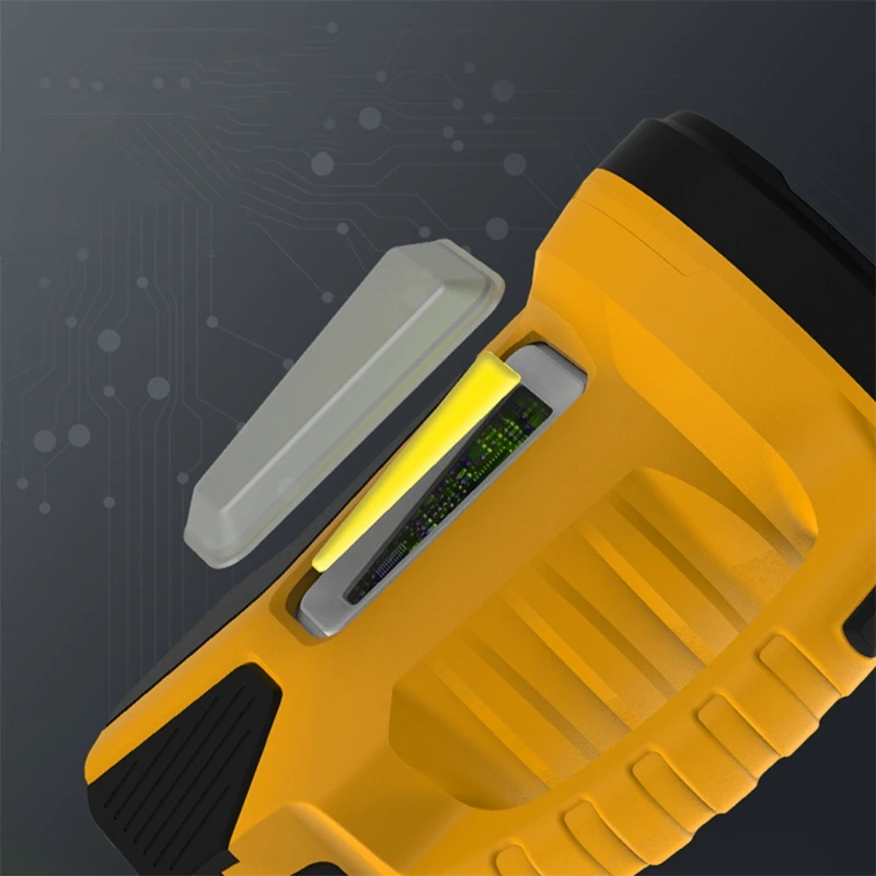 Strong Light ABS Light Multi-Functional High-Power Searchlight Outdoor Camping Rechargeable Miner's Lamp