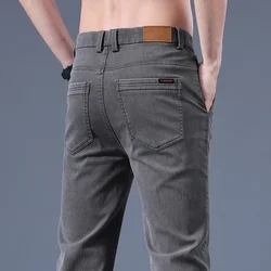 Men's Jeans 2023 New Spring And Autumn Casual Slim Trouser For Men High Quality Business Simple Slim Fit Men's Pant