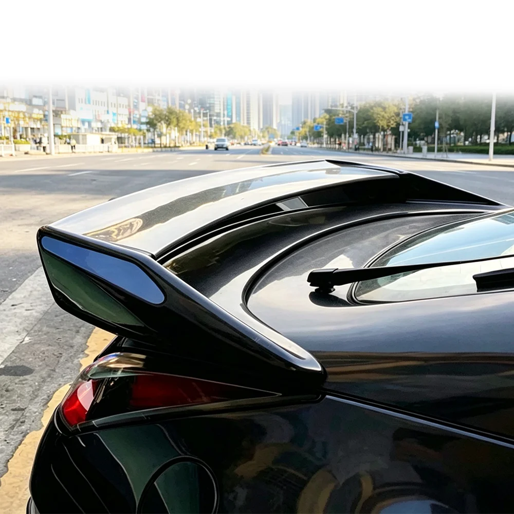 For High quality pure carbon fiber double-layer rear wing spoiler car decoration for Nissan 350Z Z33 model from 2002 to 2008 - view 6