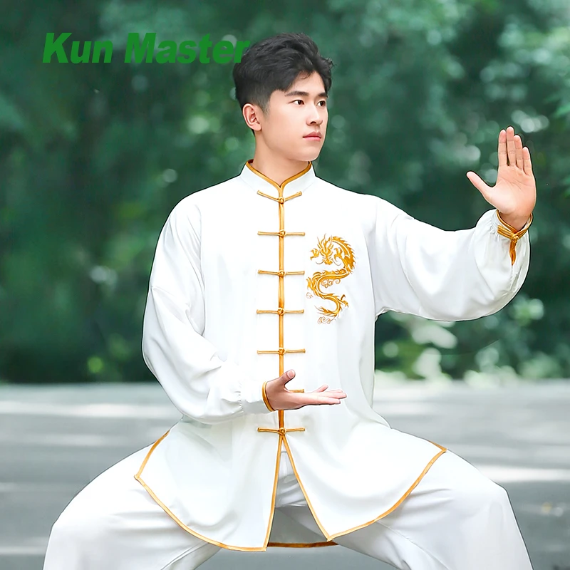 Tai Chi Kung Fu Suit Chinese Traditional Martial Arts Uniform for Women and Men Fluid Drape Breathable & Comfortable