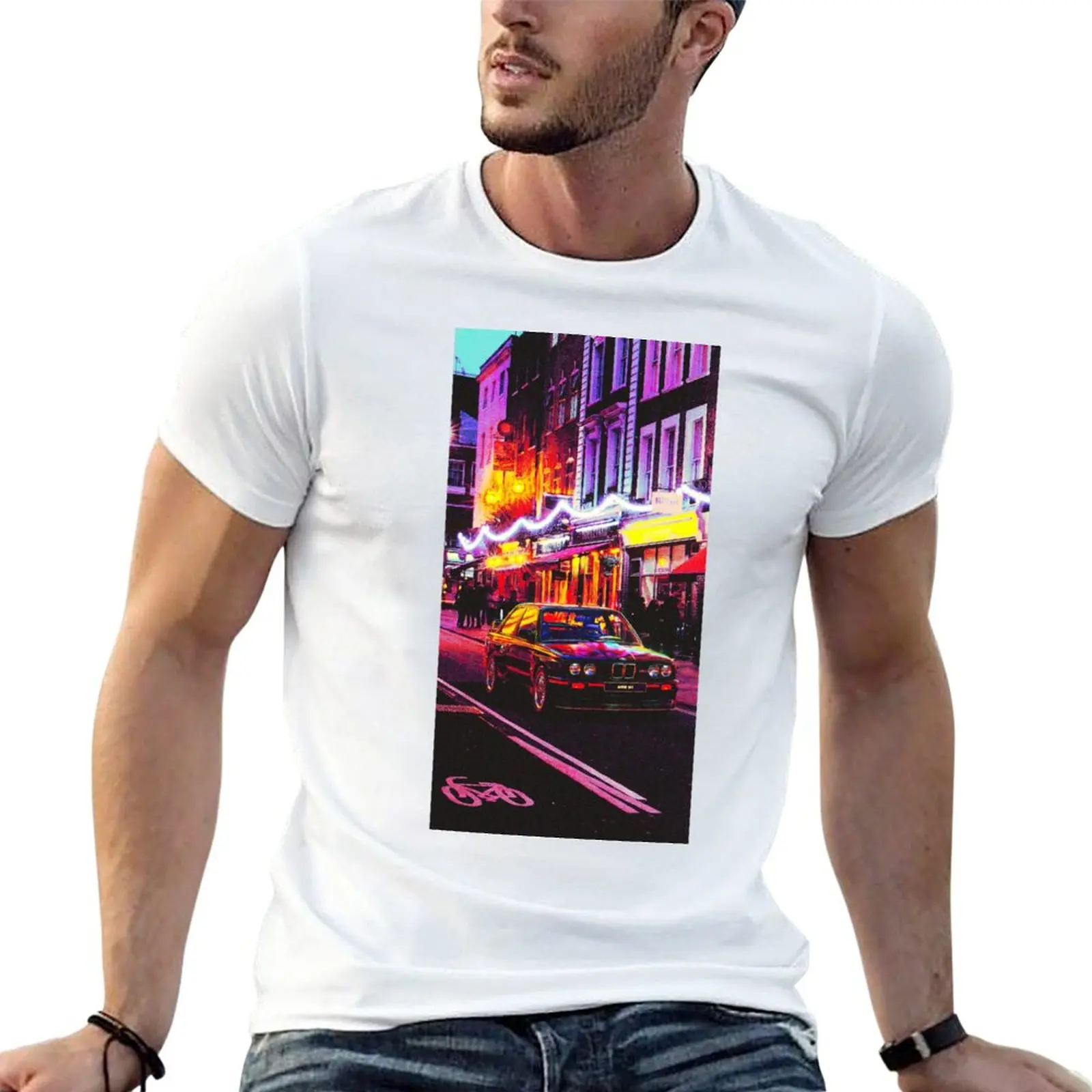 

New M3 Nightlife T-Shirt quick-drying t-shirt quick drying t-shirt tops Men's cotton t-shirt
