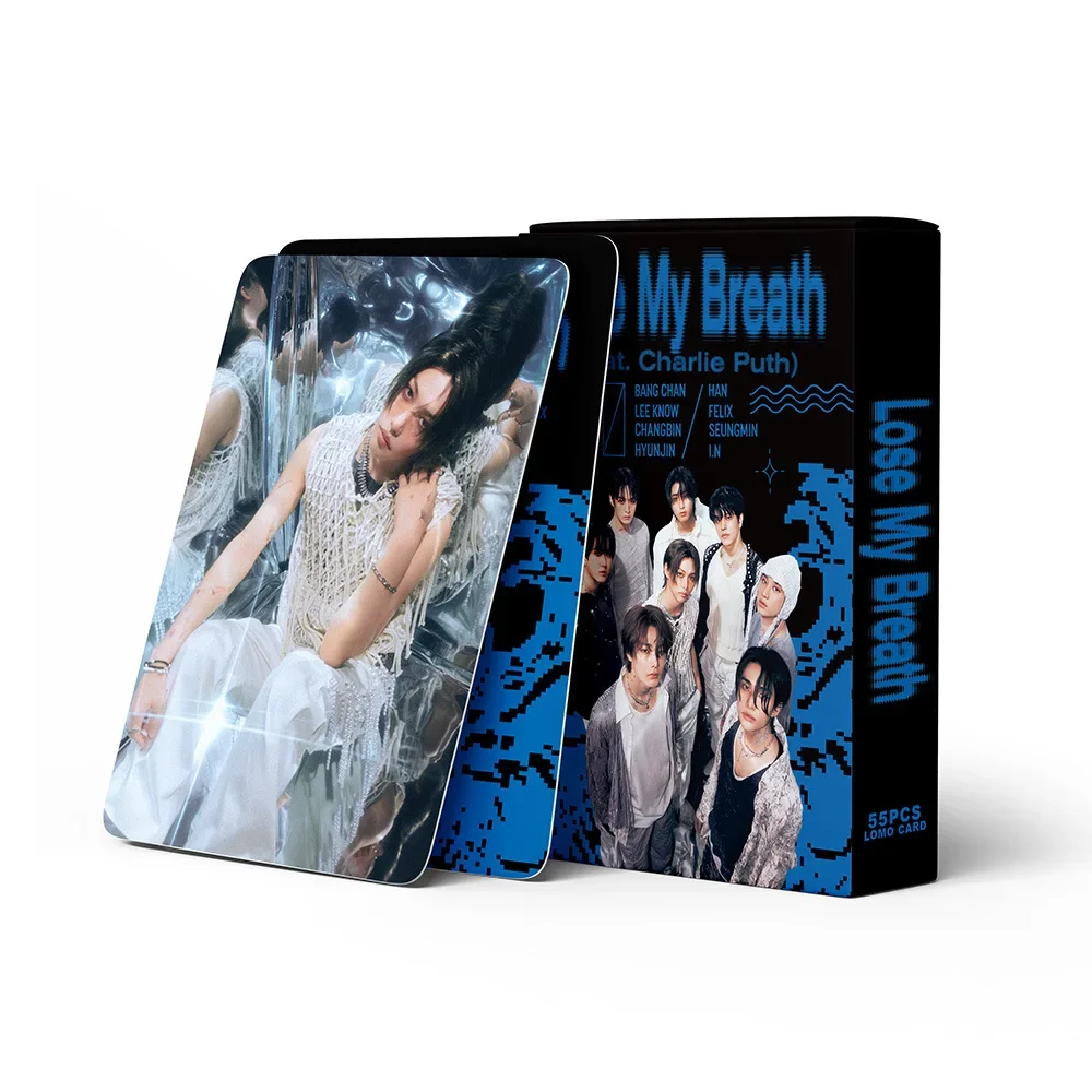 55pcs Kpop Boy Singer Photocard MAGIC SCHOOL New Album Lose My Breath Lomo Cards Photo Print Card Set Fans Collection Postcard
