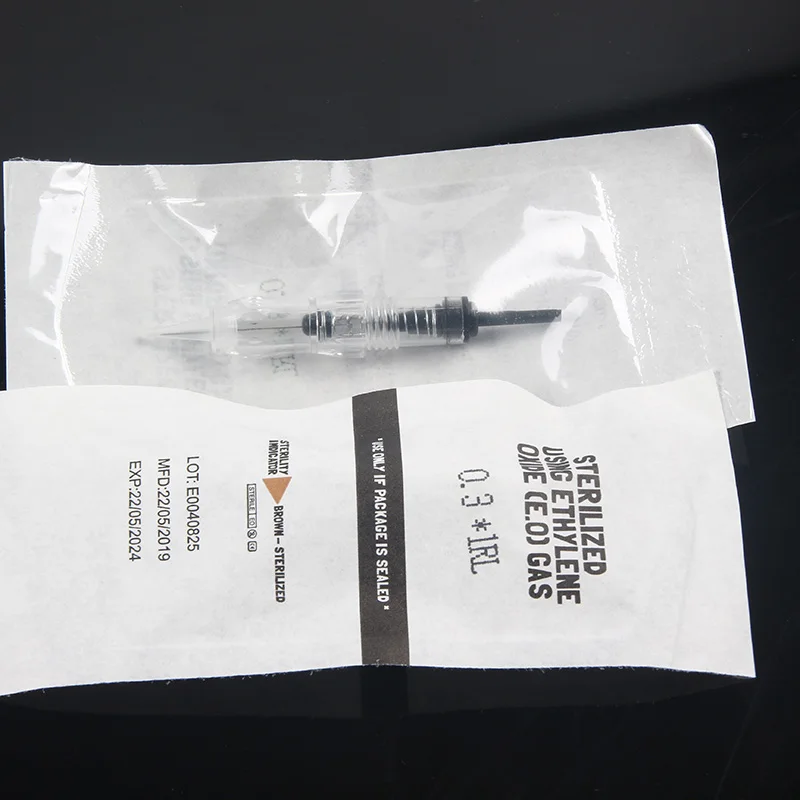 50PCS Revolution Permanent Makeup Cartridge Needles 0.18/0.3MM For Black Pearl Eyebrow Tattoo Machine