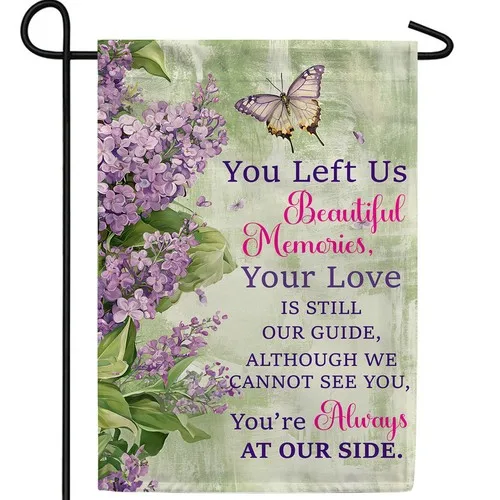 Lilac Memorial Butterfly Flag Graden Flag UUI GGX