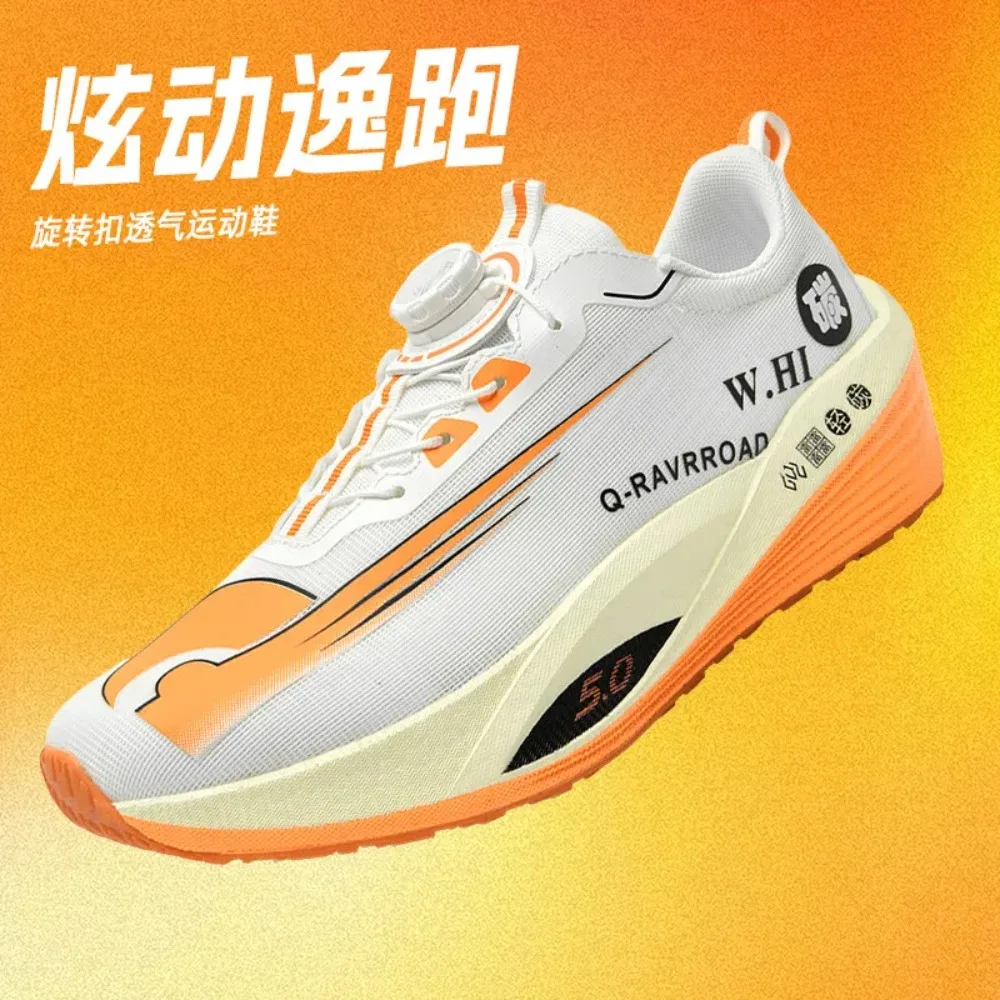 

Men Sports Running Shoes Casual Marathon Carbon Plate Breathable Lightweight Women's Comfortable Athletic Nonskid Sneakers
