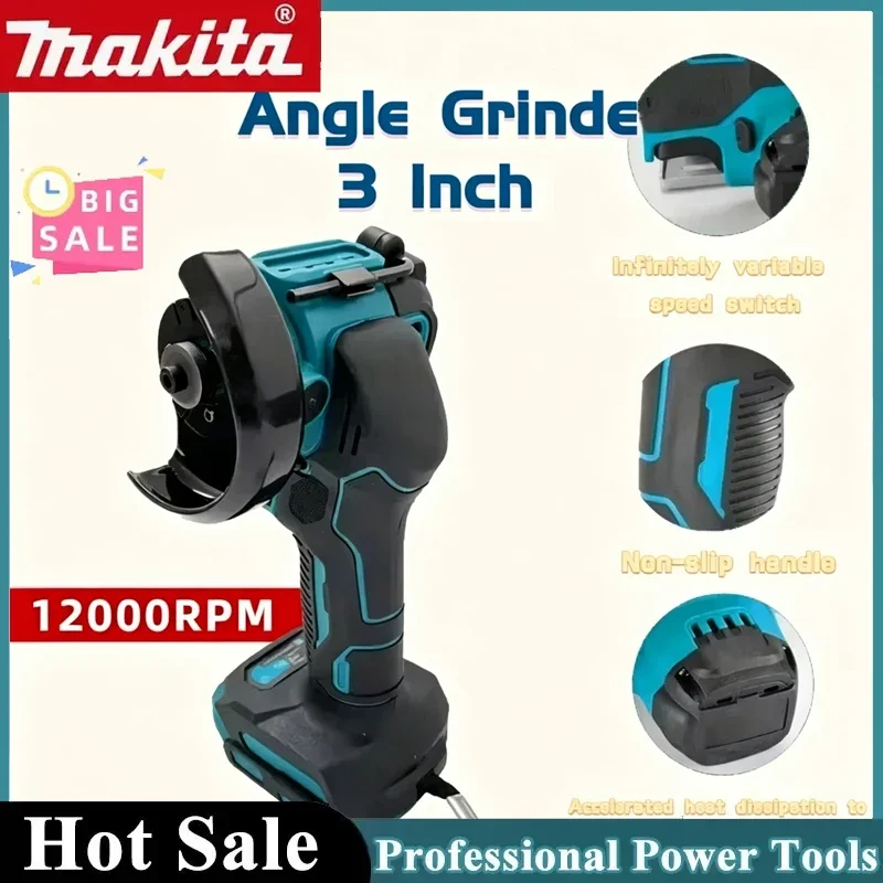 Makita  3 Inch New Mini Angle Grinder Cordless 3 Inch Electirc CUT OFF Tool Cutting Circular Saw Power Tool 20V Battery