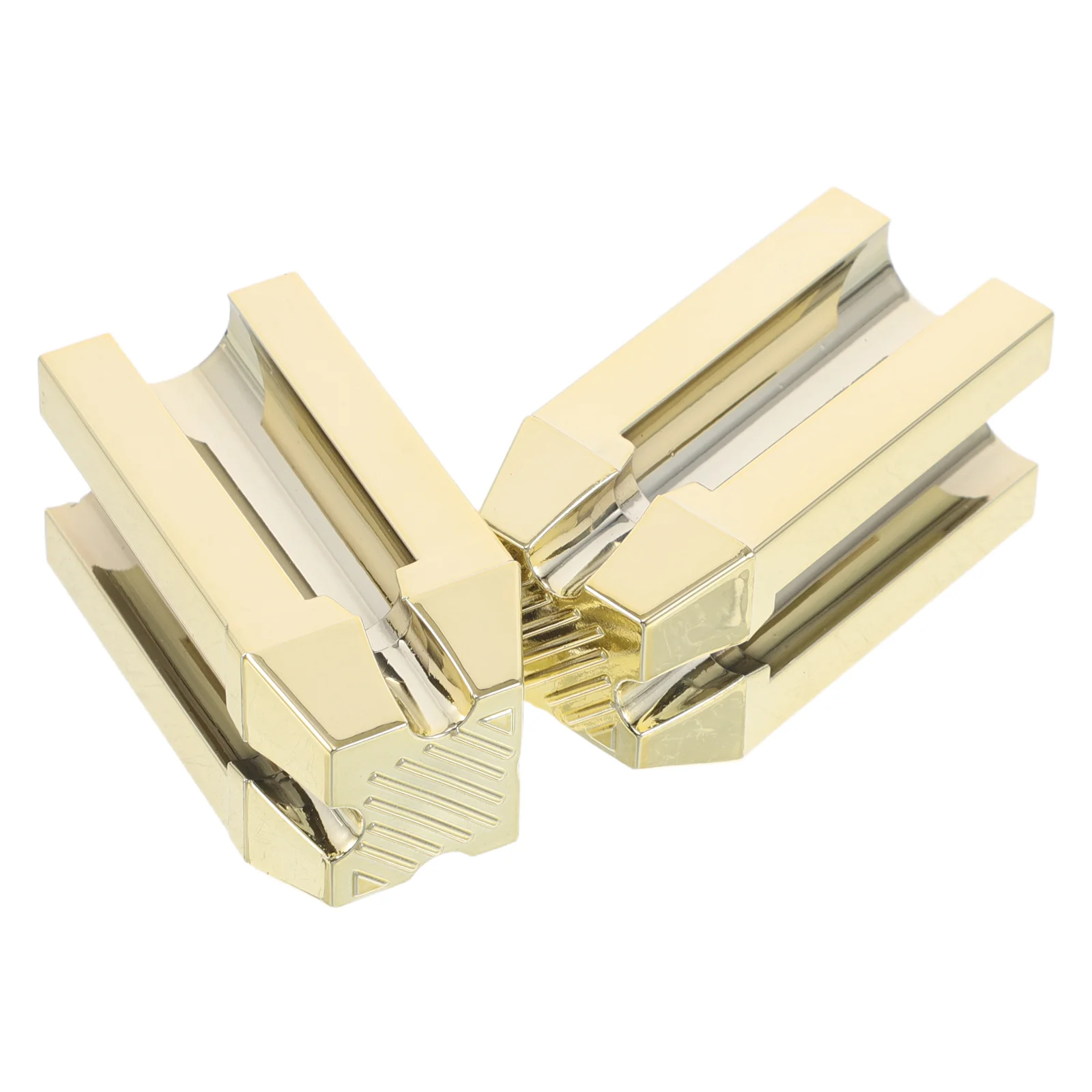 

2Pcs Eyebrow Pencil Sharpener Gold Color Slot Auxiliary Tool Precision Sharpener for Eyebrow Eyeliner Lip Pencil