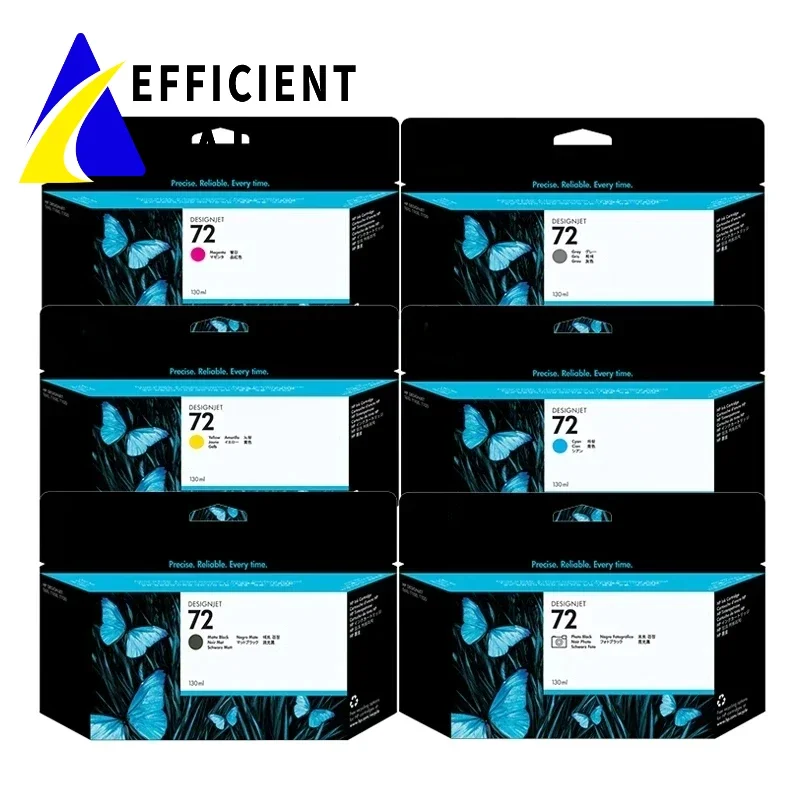 New 72 ink cartridge C9403A C9370A C9371A C9372A C9373A C9374A for HP T1100 T1100PS T1120 T1120PS T1120SD T1200 Printer